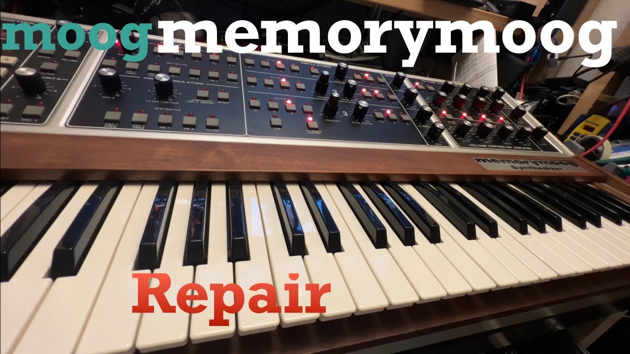 Repair moog memorymoog tact switches Fixed (Ezas/synthesizer