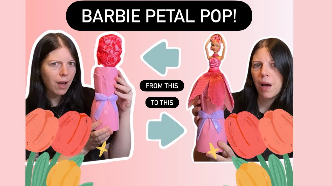 Распаковка и обзор куклы Barbie Petal Pop!