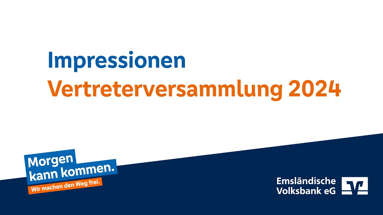 Impressionen Vertreterversammlung 2024