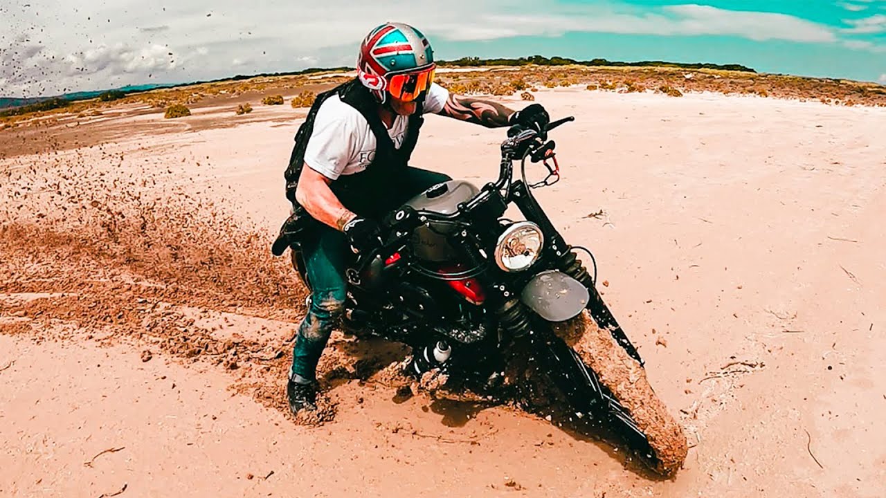 Can you Ride a Harley Davidson up BIG RED (Simpson Desert)