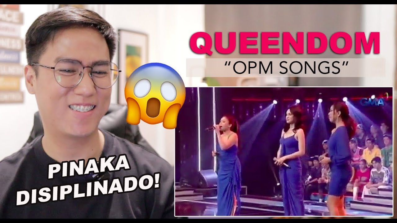 QUEENDOM - OPM SONGS [All-Out Sundays] | SINGER REACTION