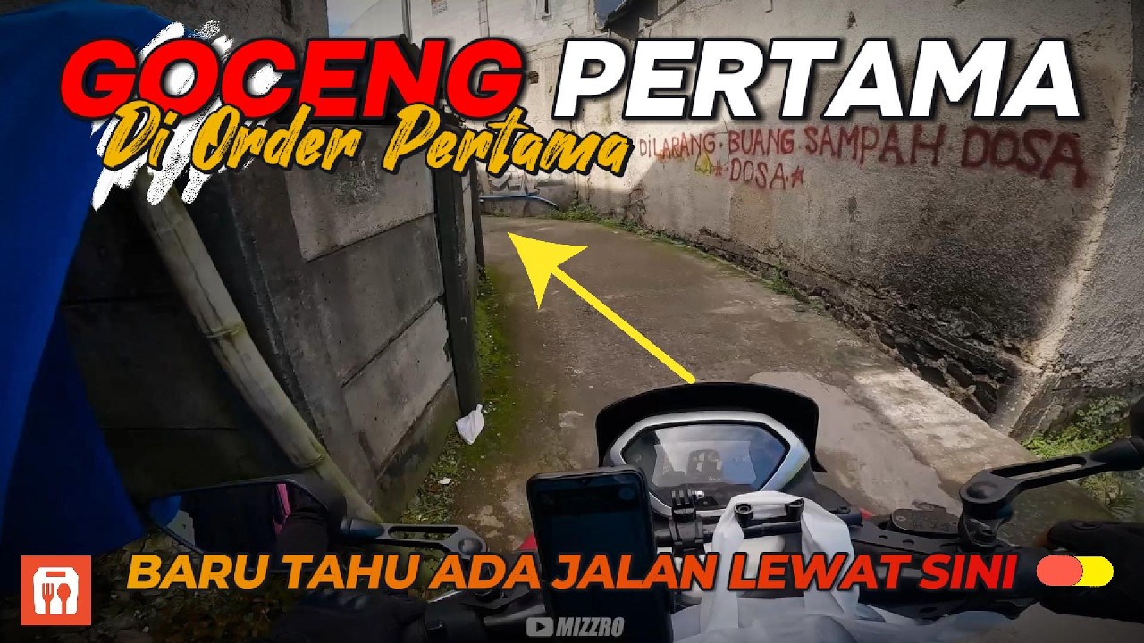 PENGIRIMAN PERTAMA GOCENG PERTAMA, TERNYATA ADA JALAN TEMBUS KESINI | DRIVER SHOPEE BANDUNG