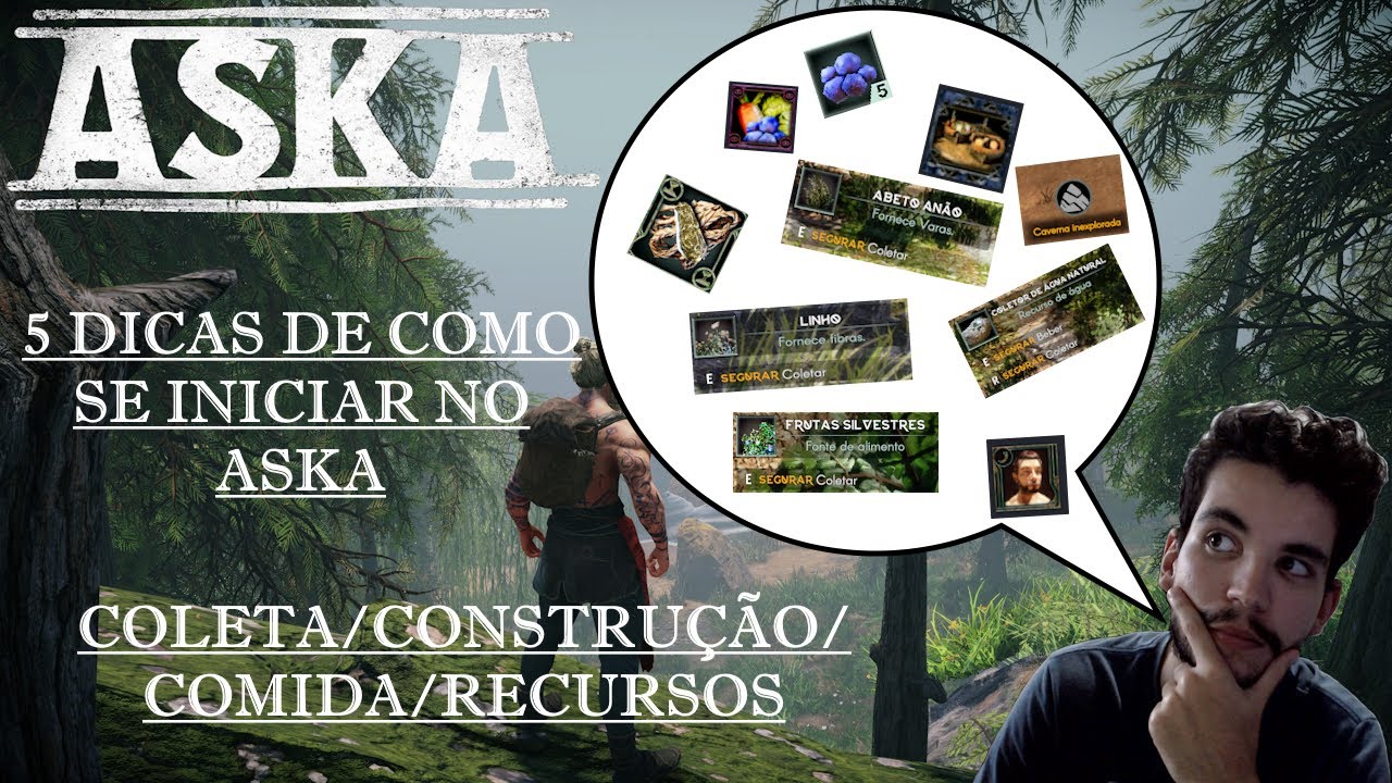 5 DICAS INICIAIS NO ASKA PARA COMEÇAR BEM A SUA SOBREVIVÊNCIA | ASKA