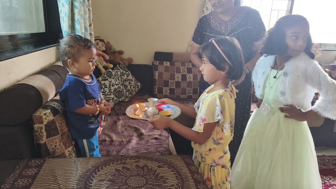 Rakshabandhan with bro Digambar 