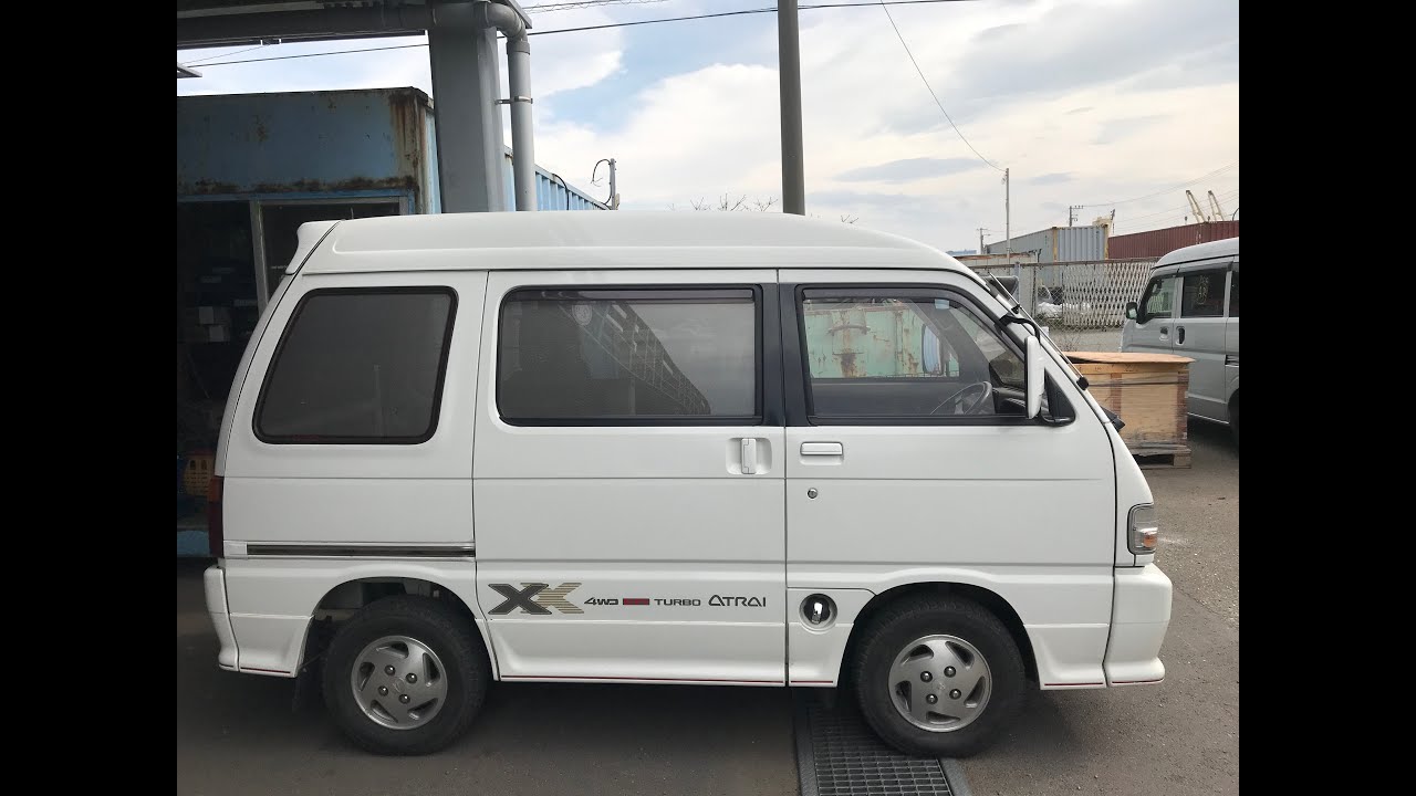 RARE 1993 Daihatsu Atrai Turbo XX EFI 4WD 4H-4L-N-2H MT5 low mileage Walkaround (english) SOLD