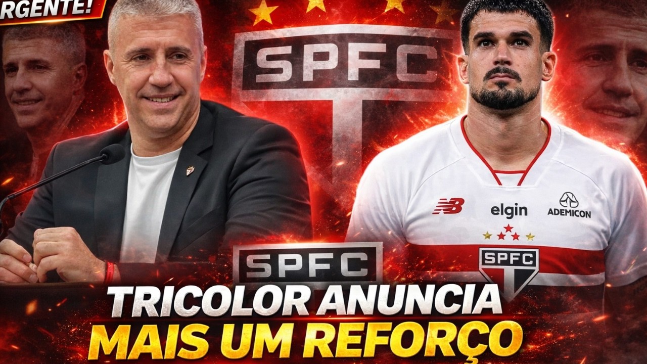 ESTÁ CRAVADO - CAULY É ANUNCIADO NO SPFC - VEM MAIS REFORÇO - TRICOLOR TÁ FORTE - DECISÃO TOMADA E+
