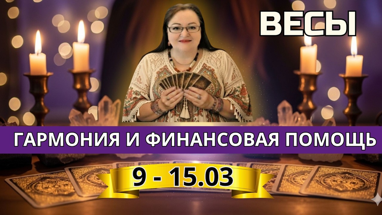 Весы: Избегай надуманных страхов! Неделя поиска лучшего пути 🌟 Таро расклад на 9–15 марта 2026
