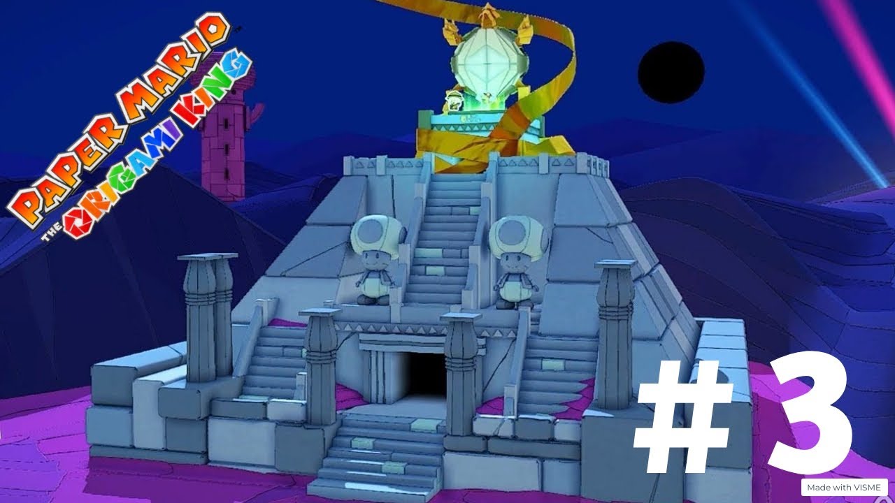 Paper Mario: The Origami King Walkthrough Part 3 (The Yellow Streamer) | Simply Nintendo