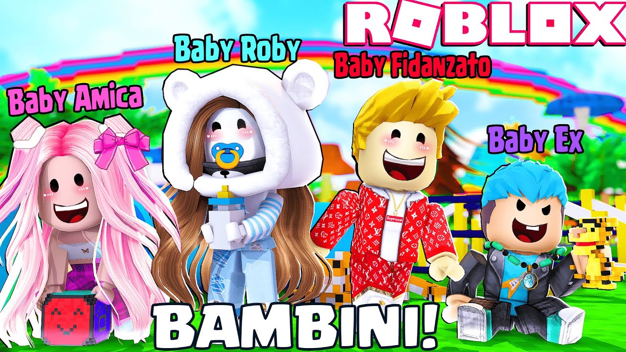 SIAMO DIVENTATI DEI BAMBINI SU ROBLOX!❤
