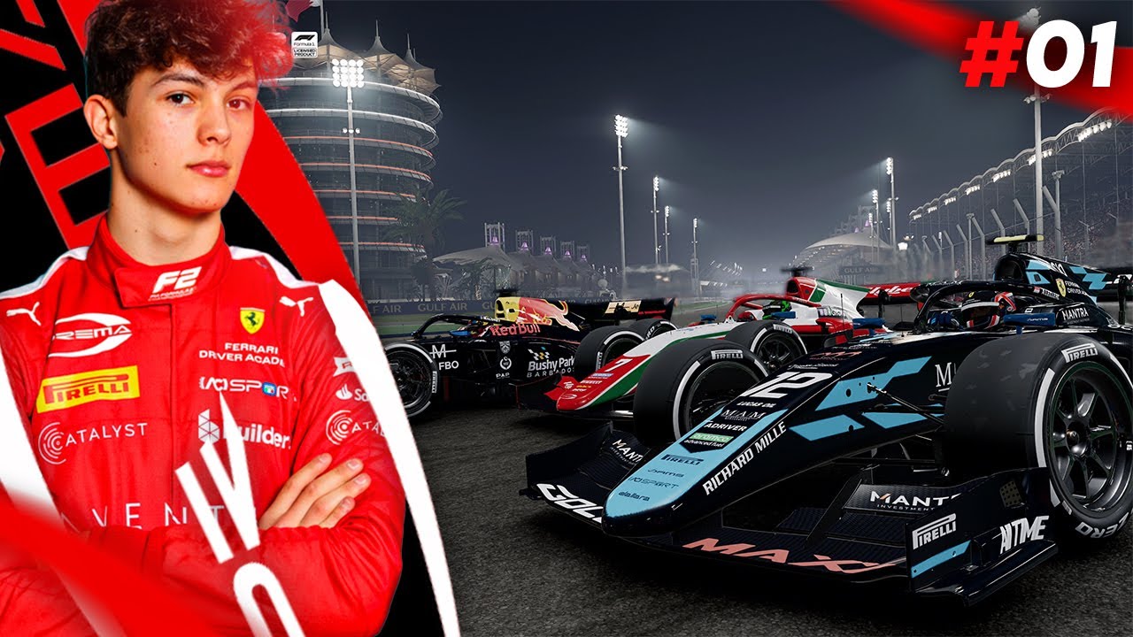 F2 is here! F1 23 Ollie Bearman Driver Career Part 1 Bahrain GP