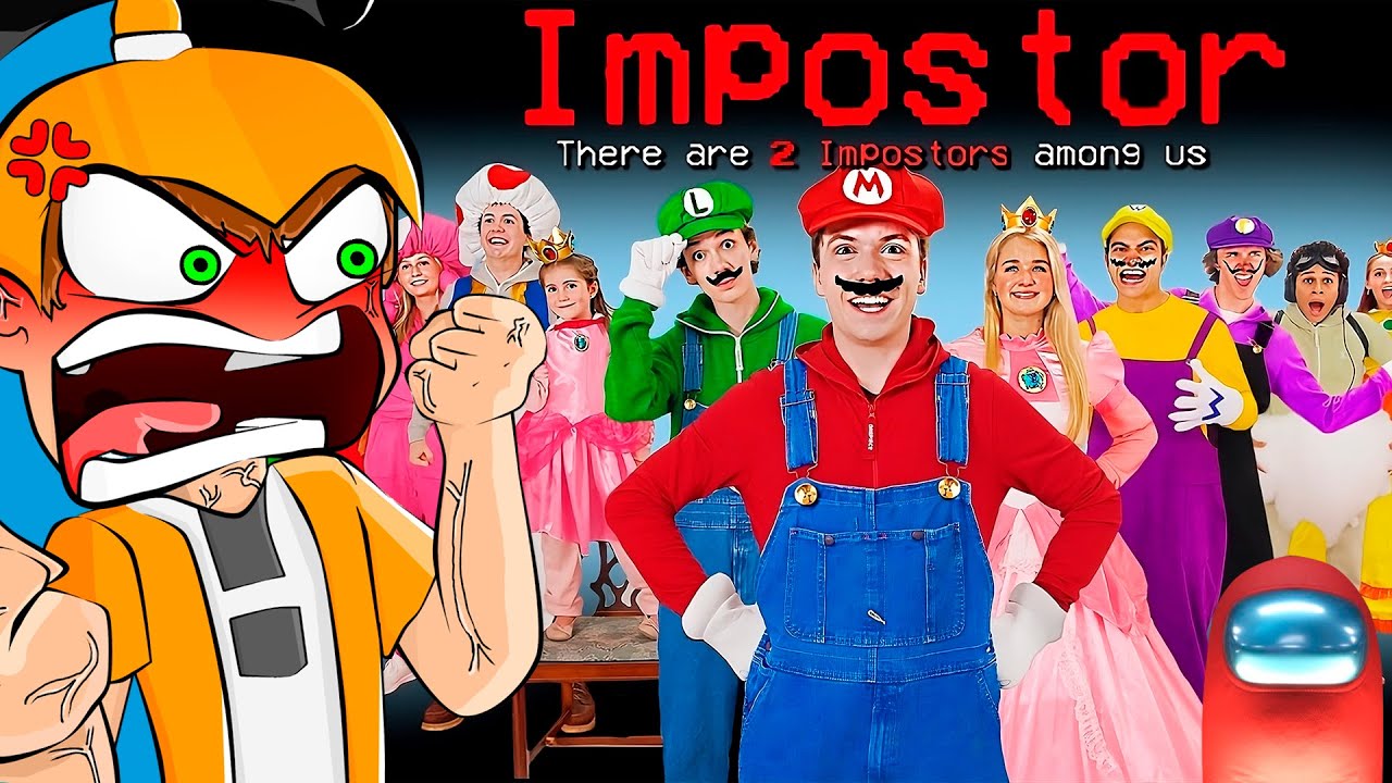 Si Mario Fuera en Among Us | Palmita reacciona a Shiloh y Bros Español