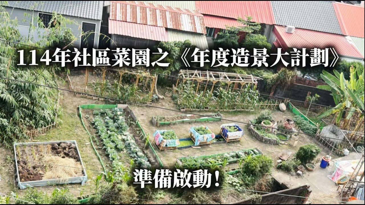 114年興仁社區之《年度造景大計畫》長達半年的全紀錄！躍居社區菜園之頂流！