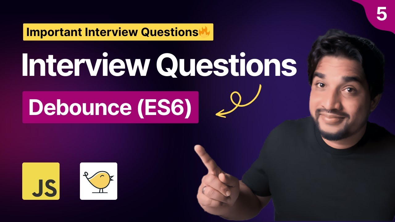Debounce in JavaScript | Important Interview Questions in Hindi | Part 5 🔥🚀