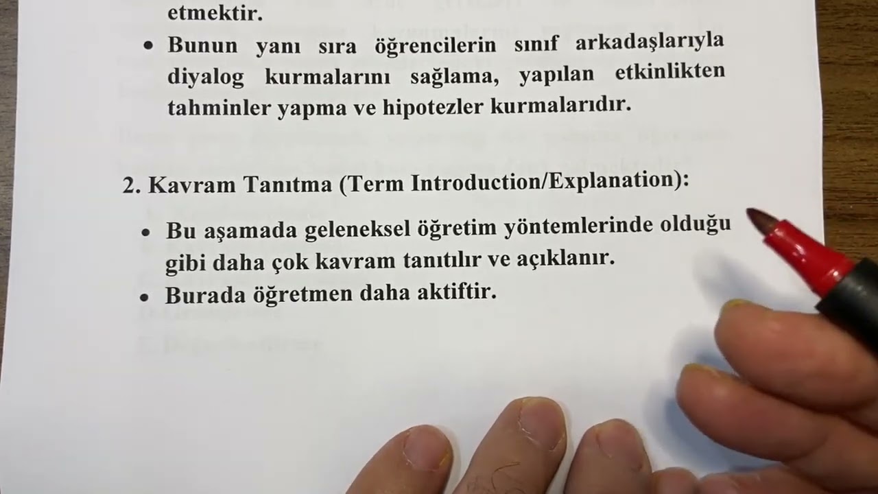 Ders 21: ÖYT-  Öğrenme Halkası- 3 E Modeli