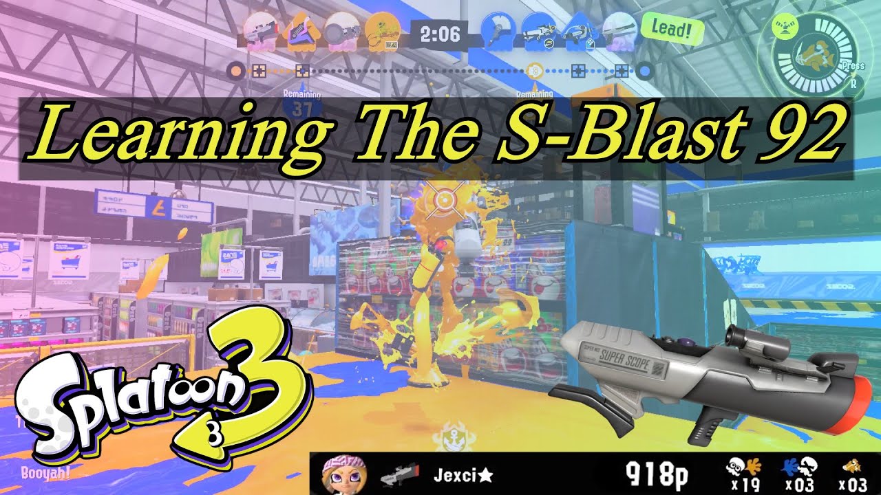 S-Blast 92 is Very Fun in Splatoon 3
