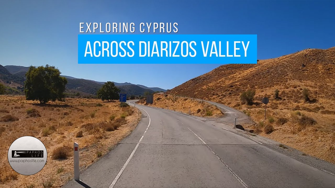 Driving Across Diarizos Valley. Cyprus, 2021