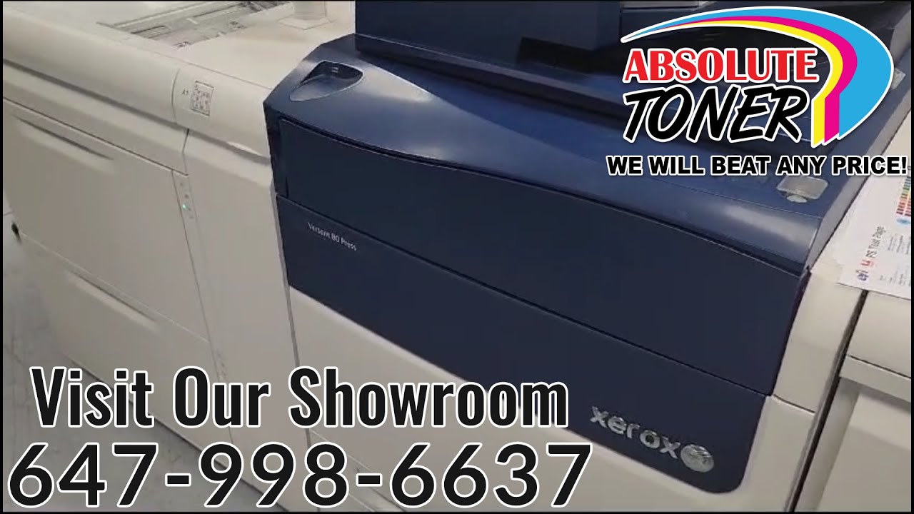 Xerox Versant 80 Digital Press 80PPM Color Production Printer Copier With Workstation Fiery