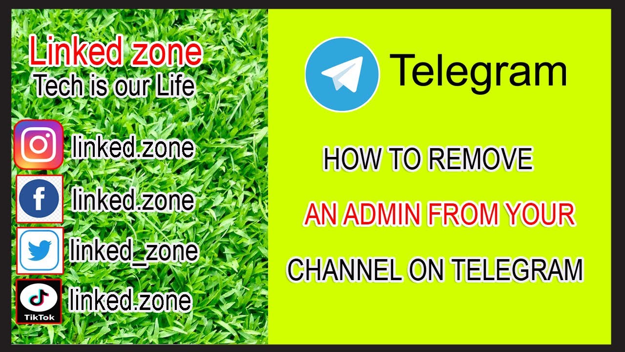 How to remove an admin from your telegram channel