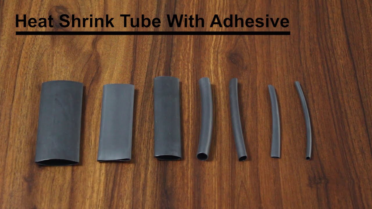 How to use a heat shrink tube with adhesive.