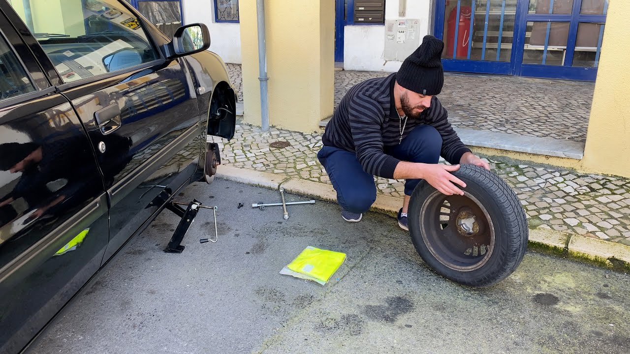 FUROU O PNEU - QUANTO CUSTA O CONSERTO? / Portugal 🇵🇹
