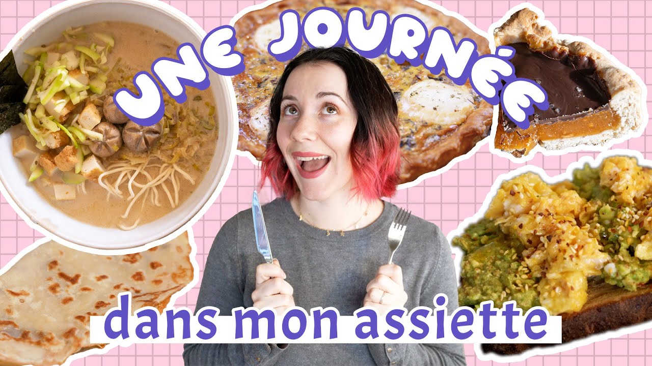 Une journée dans mon assiette (veggie)