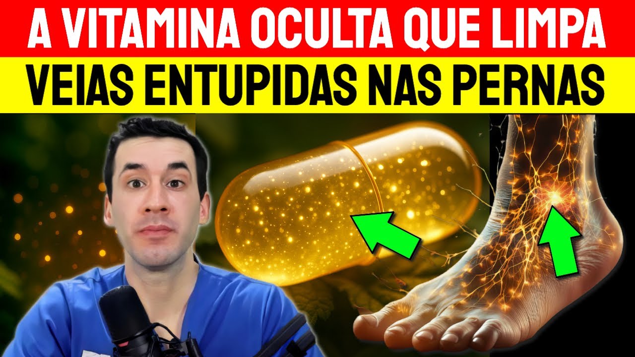 Conheça a VITAMINA que DISSOLVE os COÁGULOS nas suas PERNAS