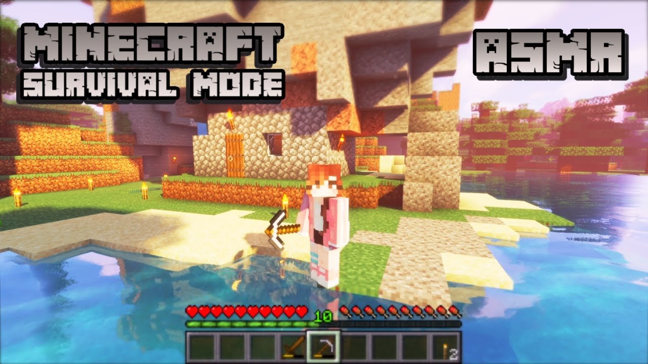 Minecraft ASMR // Can I survive? ⛏️ Playing Survival Mode for the first time in 2 years