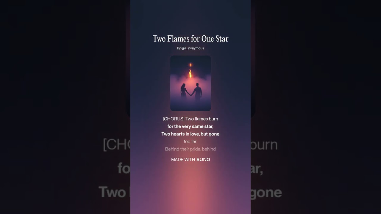 Two Flames for One Star