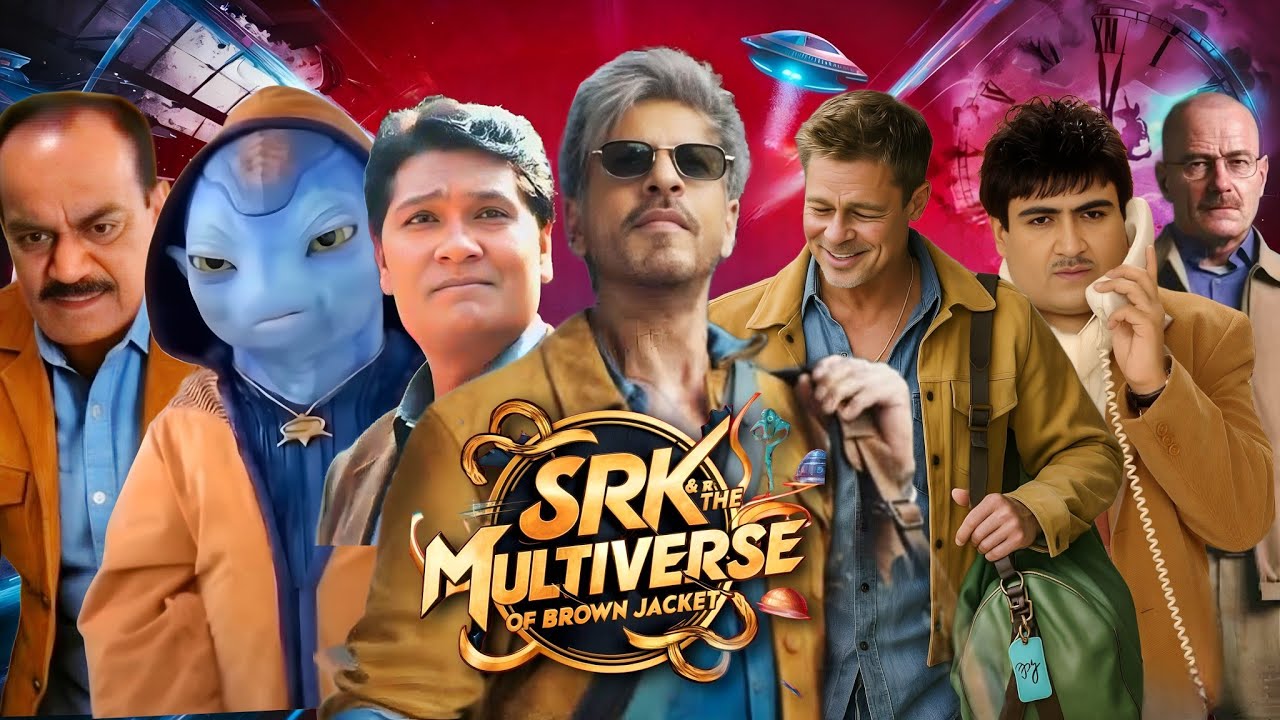 SRK & The Multiverse of Brown Jacket 😂 CID, Brad Pitt, TMKOC, Jaadu | Shahrukh Khan KING Controversy