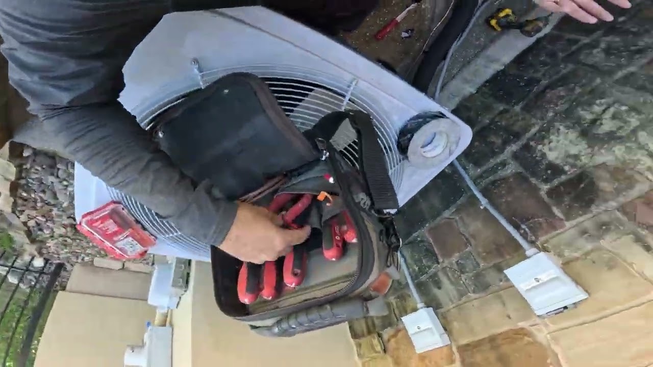 Instalación de condenser paso a paso | HVAC real en obra”