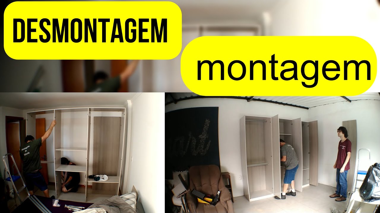 desmontagem e montagem guarda roupa 6 portas #diy#desmontagem #montagem#guardaroupas#riograndedosul