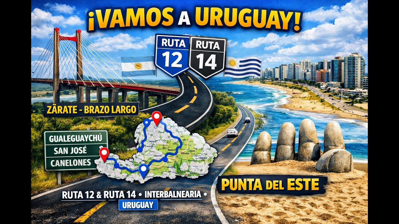 Video completo del viaje desde Argentina a Uruguay