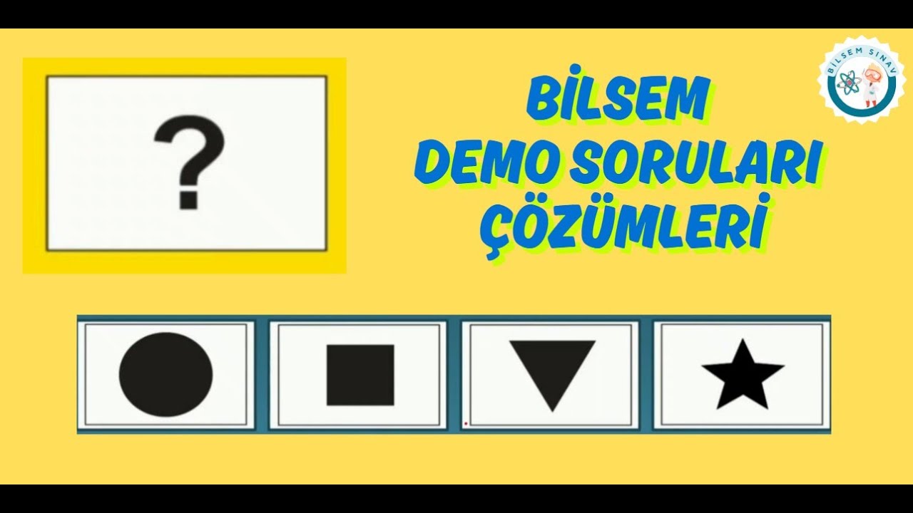 Bilsem yayınlanan demo soruları çözümleri