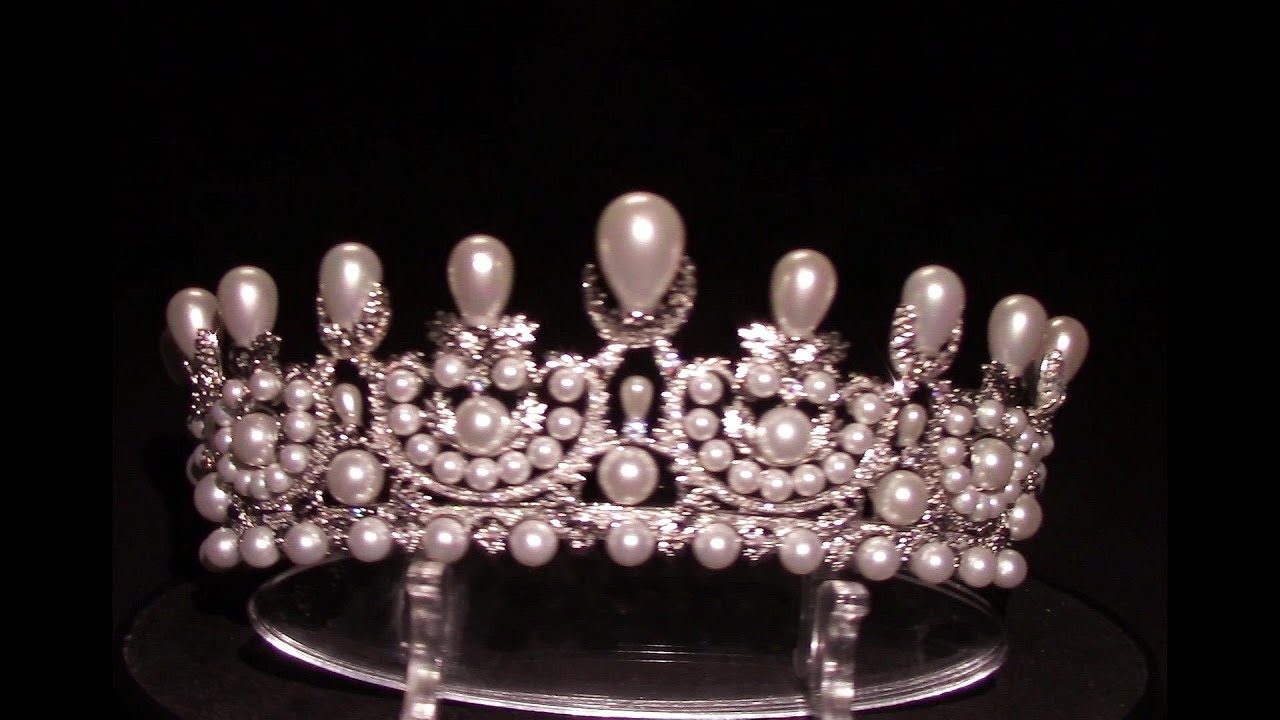 Replica of Empress Eugenie's Pearl Tiara