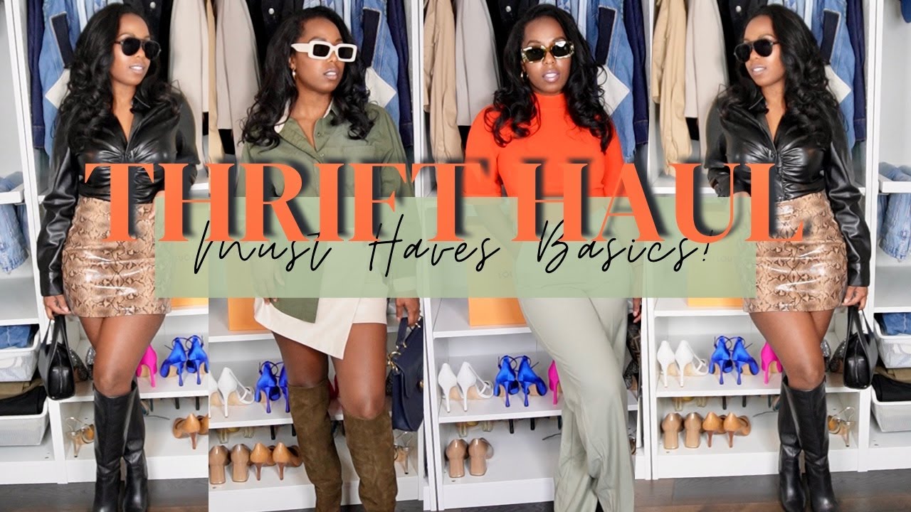 SPRING THRIFT HAUL 2024 I MUST HAVE BASICS!