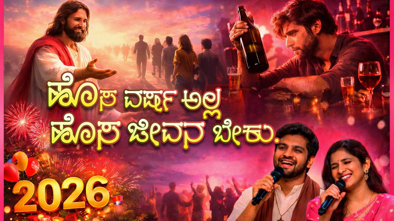 ಹೊಸ ವರ್ಷ ಅಲ್ಲ! ಹೊಸ ಜೀವನ ಬೇಕು ✝️ | New Year 2026 Christian Worship Song | @shalomgroupfellowship 