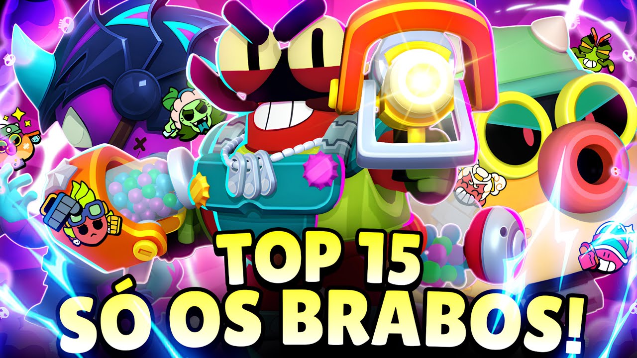 POLÊMICO! REVELEI OS MEUS 15 BRAWLERS FAVORITOS! #brawlstars