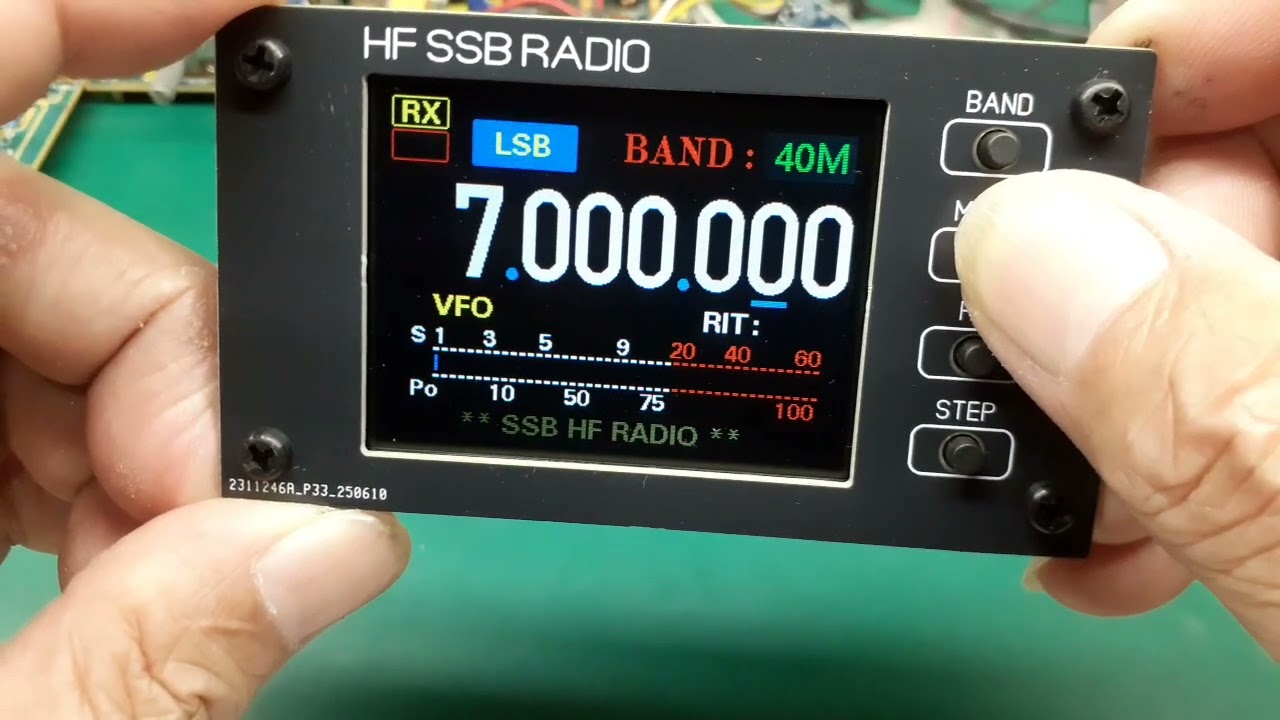 Cara setting DDS VFO 2.4inch 