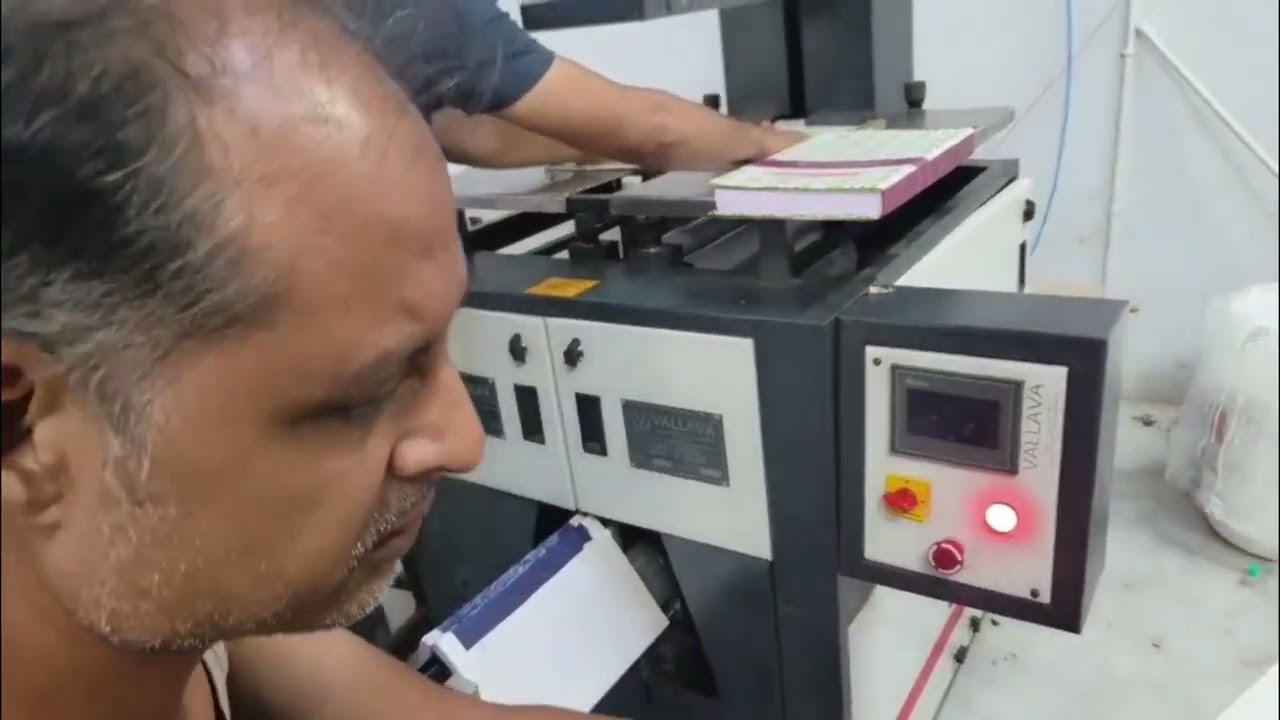 HARD COVER BOOK CASING IN MACHINE VALLAVA MACHINERY MODEL  JET BOUND JACK #hardcase #casemaker