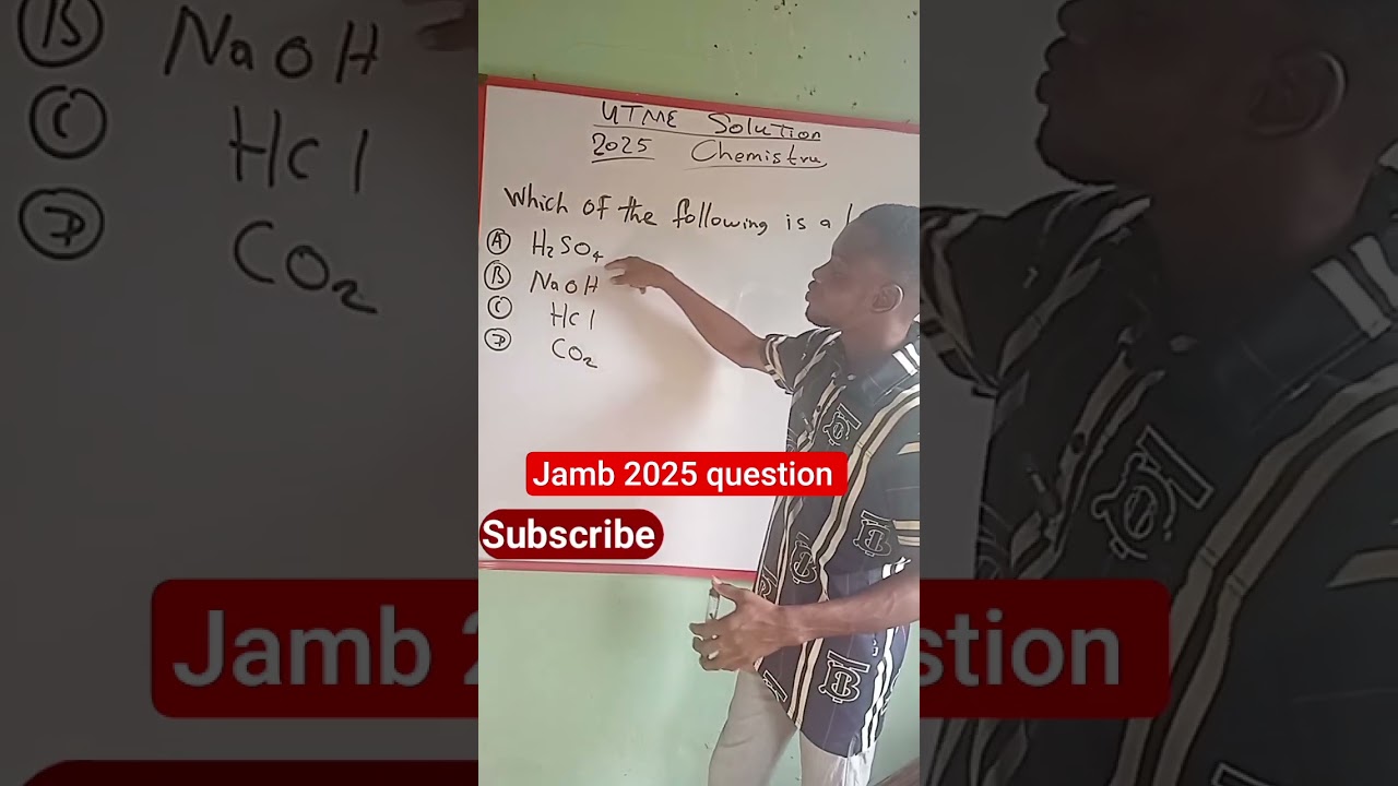 Answer jamb 2025 Question??