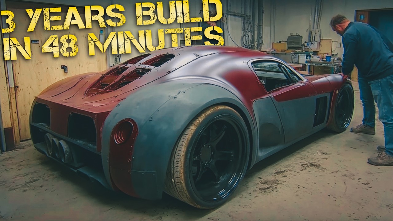 Мужчины создают BUGATTI из двух старых автомобилей / От начала до конца