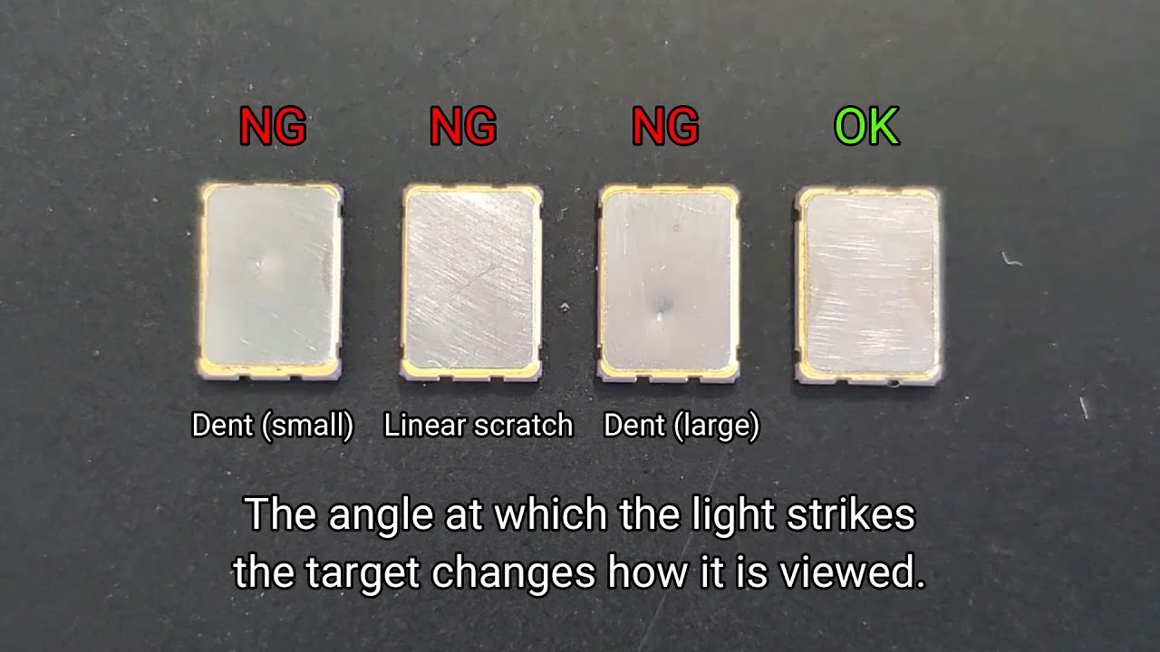 High-Performance Machine Vision: Directional lighting for surface defects