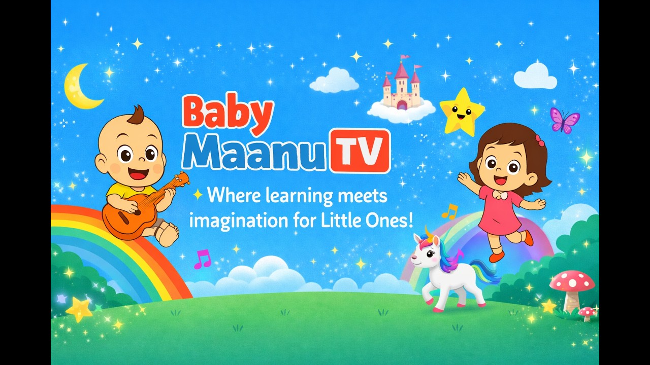 🎵 Baby Maanu TV Live – Kids Songs 24x7 | Nursery Rhymes | Jingle Bells