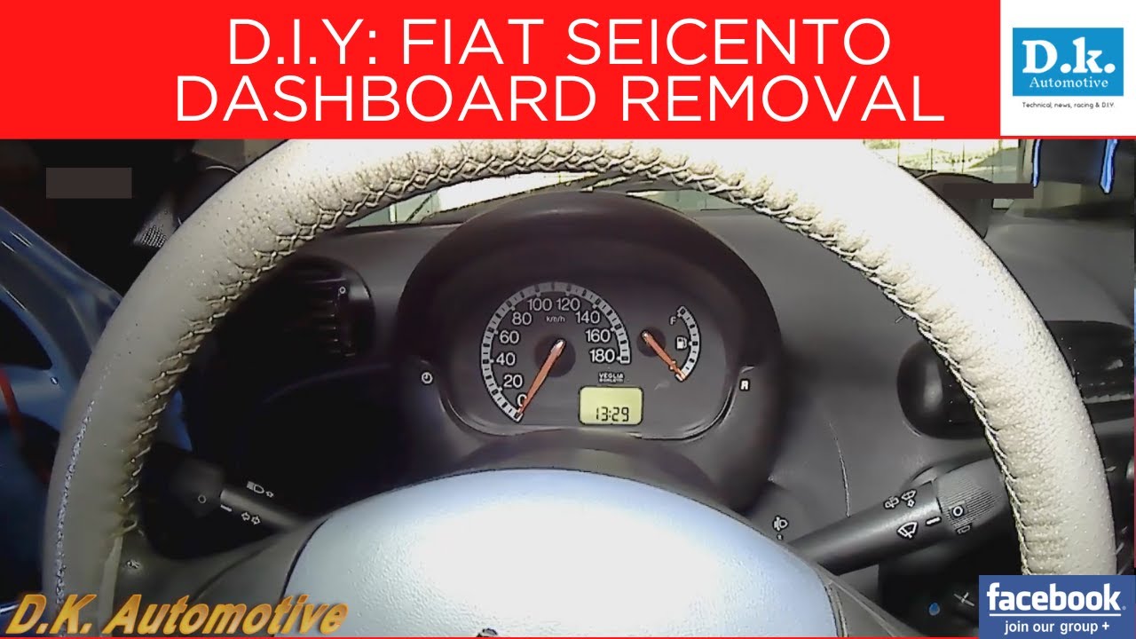 D.I.Y. Fiat Seicento Dashboard Removal