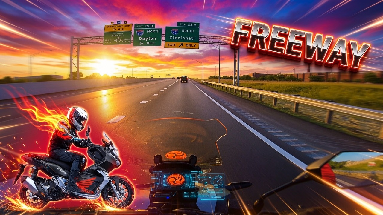 Scooter on the Highway?! 🛵😲 My Daily Work Commute