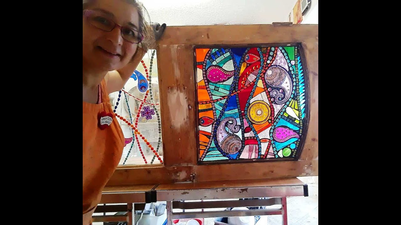 Kitchen Door Glass Mosaic: Part 1 Wednesday 14 July 2021