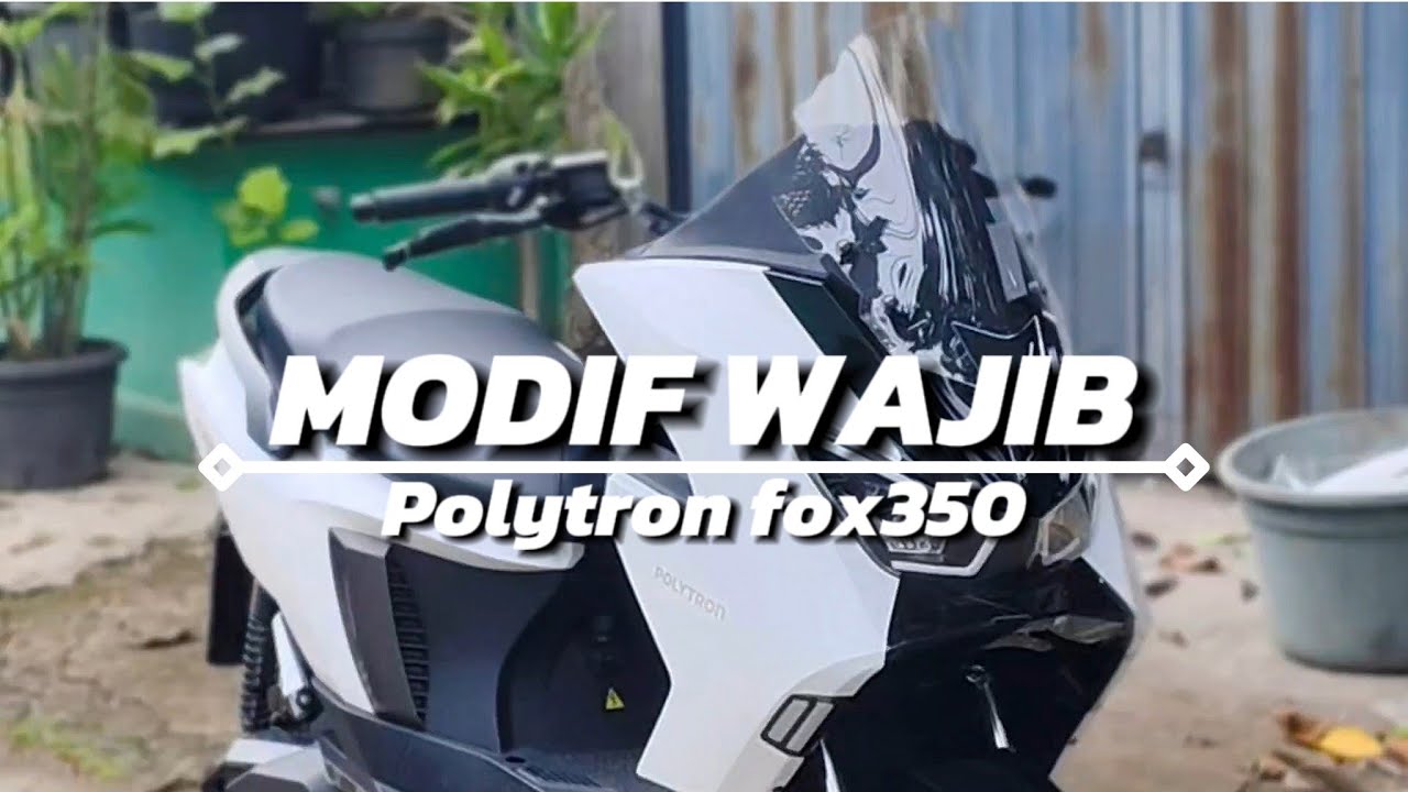 LANGSUNG GANTI VISOR‼️POLYTRON FOX 350