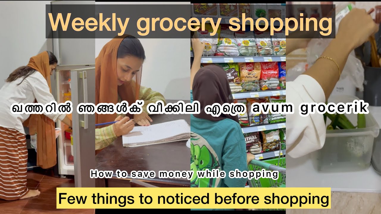 gulfil വീക്കിലി grocery shop ചെയ്യുന്നവർ ശ്രെദ്ധിക്ണ്ടത് | grocery budget managment tips / meal plan