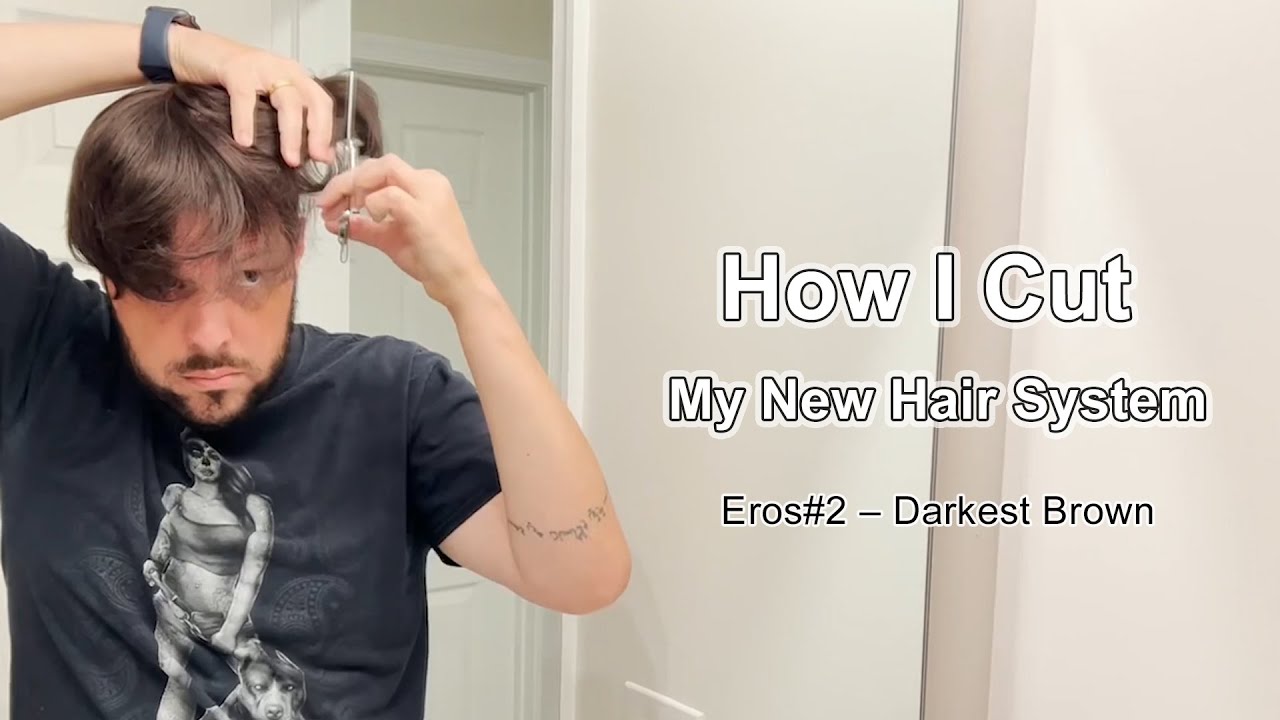 How I Cut My New Hair System | LaVivid Hair System