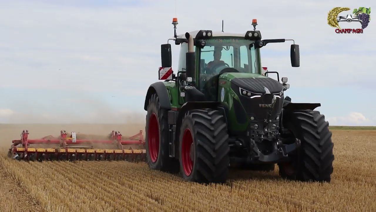 Fendt 933 & Vaderstad 8m au dechaumage 🚜💨